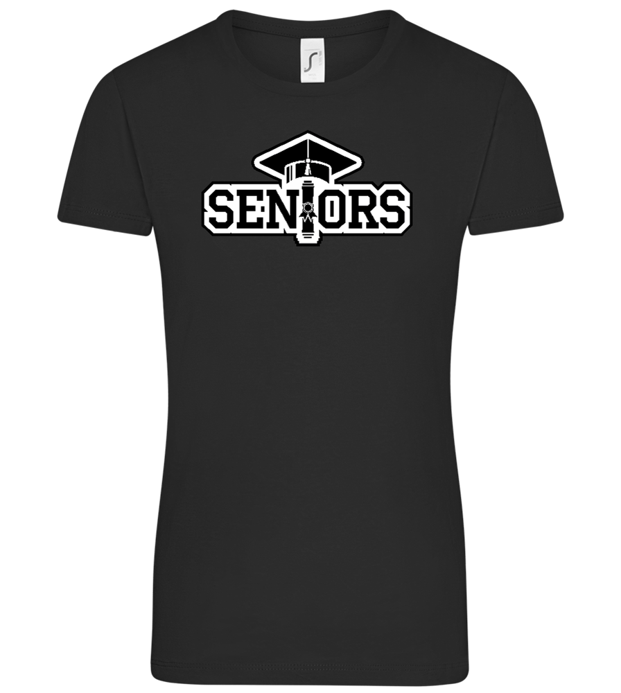 Senior Design - Comfort women's t-shirt_DEEP BLACK_front