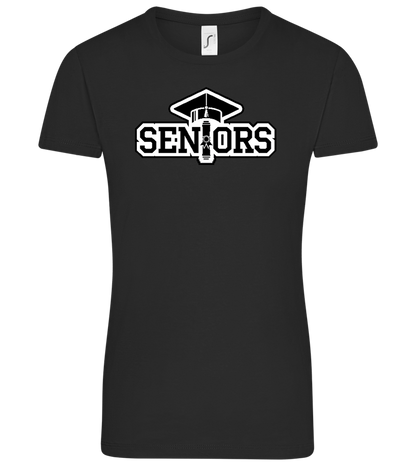 Senior Design - Comfort women's t-shirt_DEEP BLACK_front