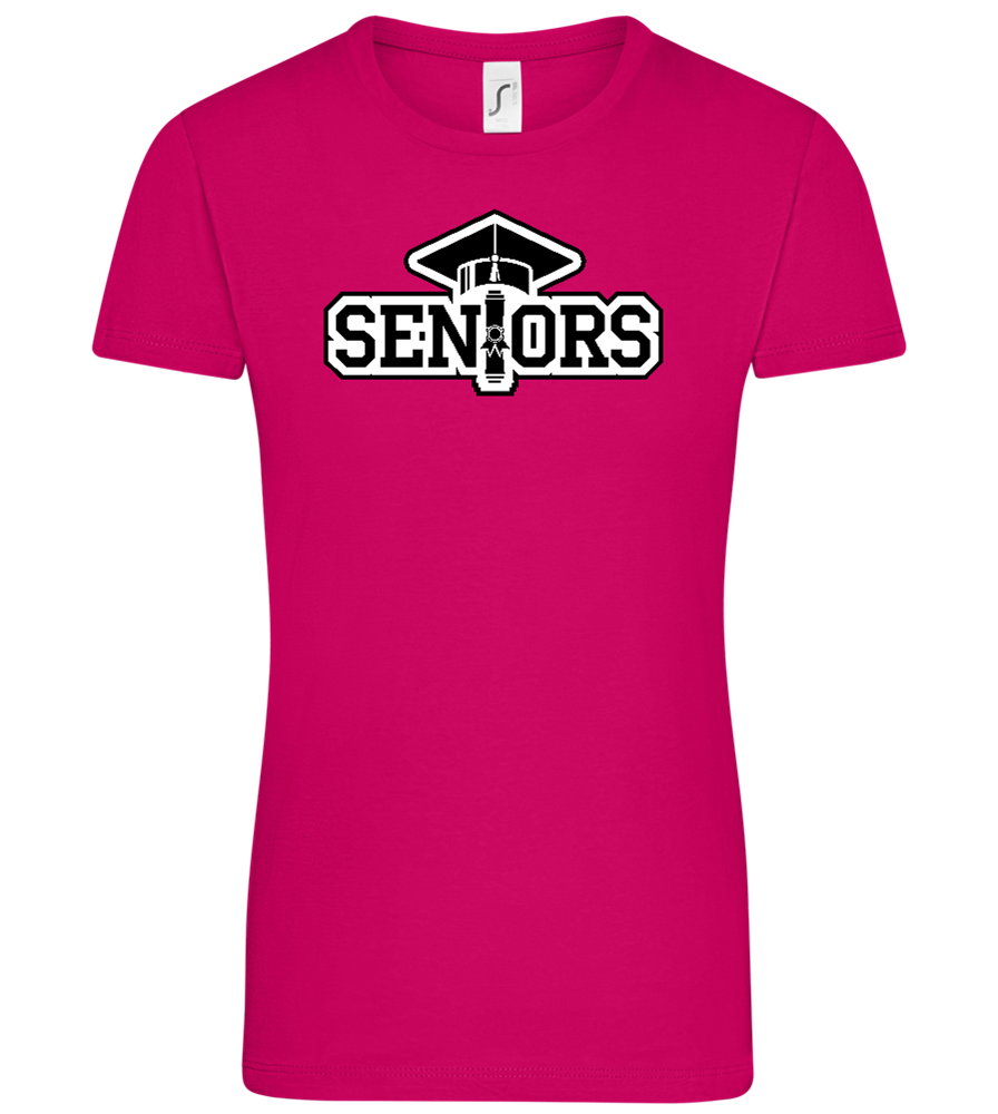 Senior Design - Comfort women's t-shirt_FUCHSIA_front