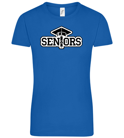 Senior Design - Comfort women's t-shirt_ROYAL_front