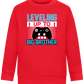 Leveling Up To Big Brother Design - Comfort Kids Sweater_BRIGHT RED_front