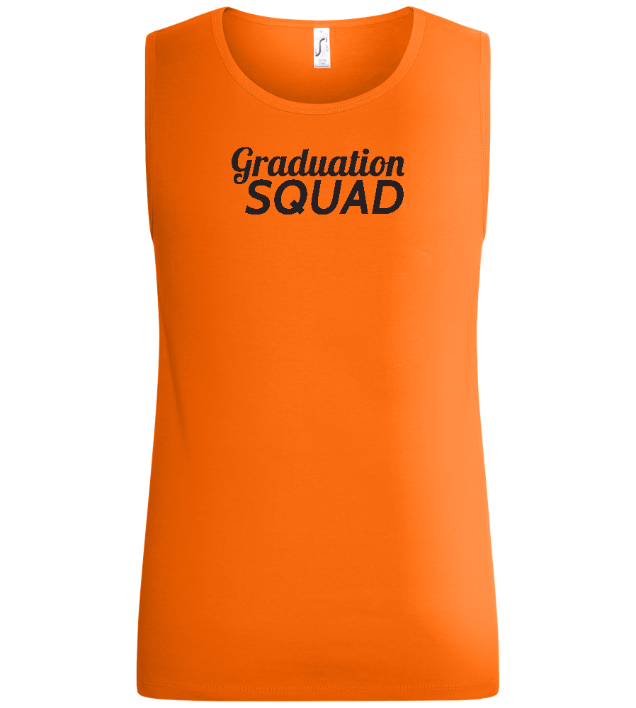 Graduation Squad Design - Basic men's tank top_ORANGE_front