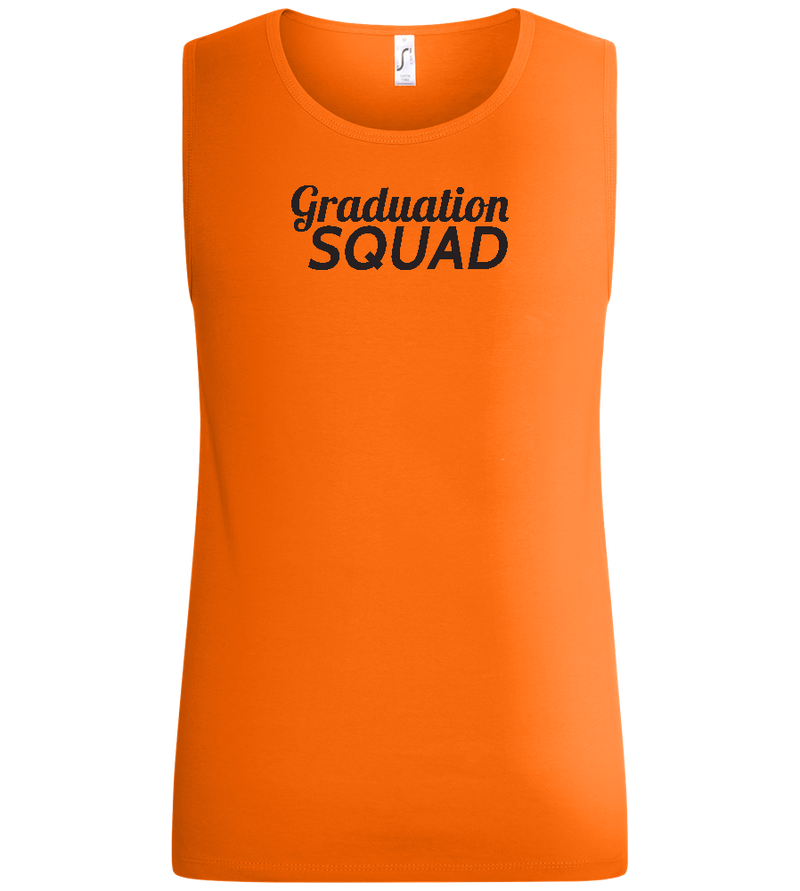 Graduation Squad Design - Basic men's tank top_ORANGE_front