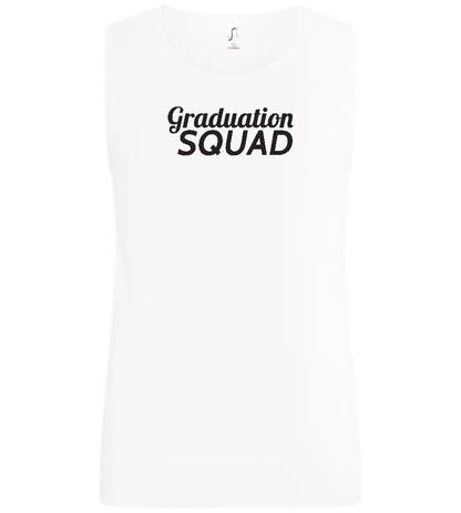 Graduation Squad Design - Basic men's tank top_WHITE_front