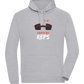 Death By Reps Barbell Design - Comfort unisex hoodie_ORION GREY II_front