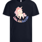 Cool Big Sister Unicorn Design - Basic kids t-shirt_FRENCH NAVY_front