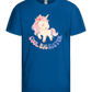 Cool Big Sister Unicorn Design - Basic kids t-shirt_ROYAL_front