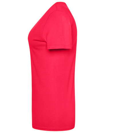 Sagrada Familia in Barcelona Design - Basic women's t-shirt_CORAL_left