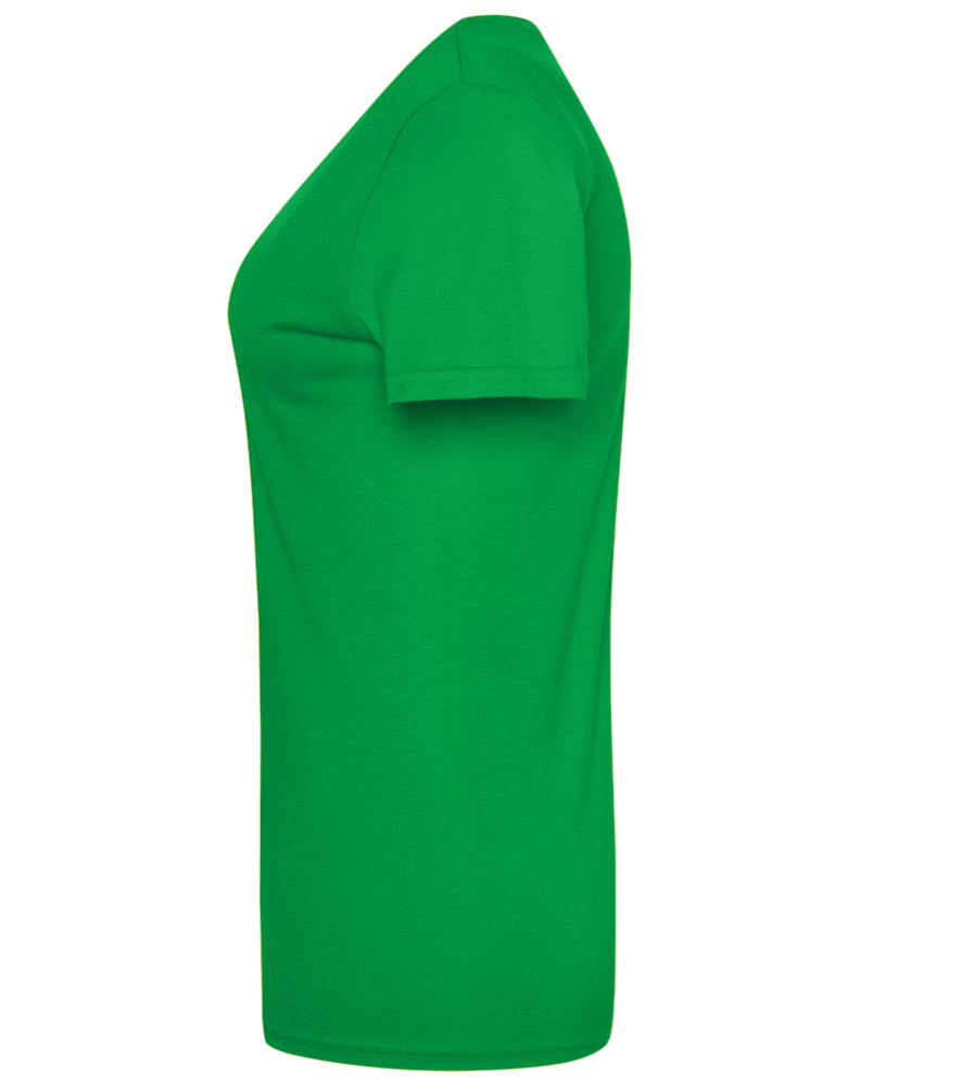 Sagrada Familia in Barcelona Design - Basic women's t-shirt_MEADOW GREEN_left