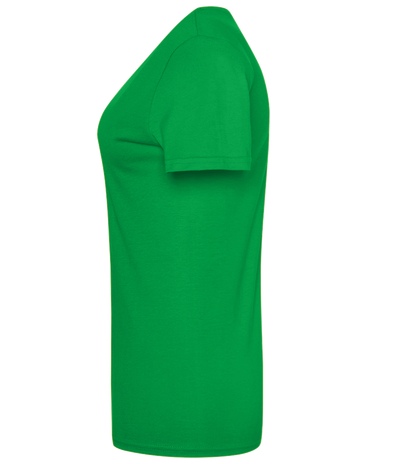 Sagrada Familia in Barcelona Design - Basic women's t-shirt_MEADOW GREEN_left