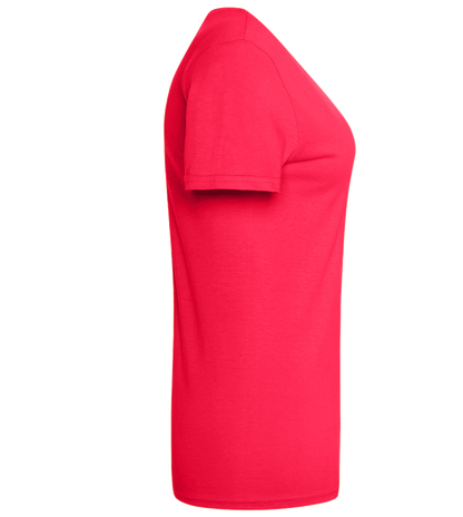 Sagrada Familia in Barcelona Design - Basic women's t-shirt_CORAL_right