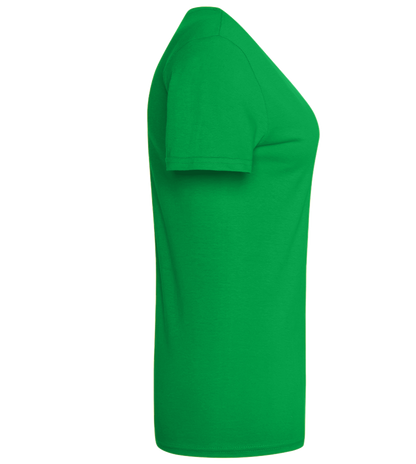 Sagrada Familia in Barcelona Design - Basic women's t-shirt_MEADOW GREEN_right