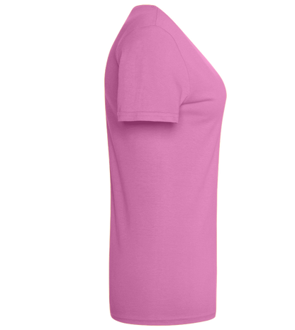 Sagrada Familia in Barcelona Design - Basic women's t-shirt_PINK ORCHID_right