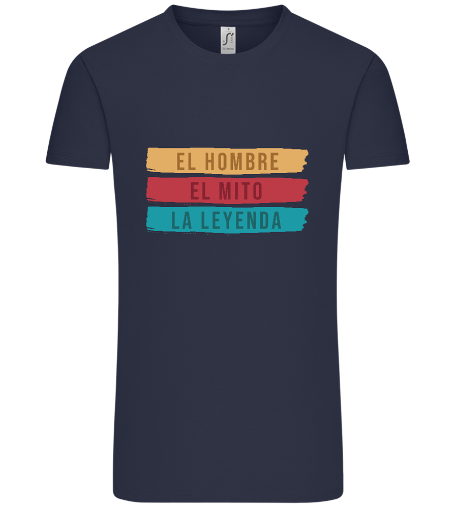 The Man The Myth The Legend Design - Comfort Unisex T-Shirt_FRENCH NAVY_front