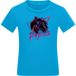 Retro Panther 1 Design - Comfort kids fitted t-shirt_TURQUOISE_front