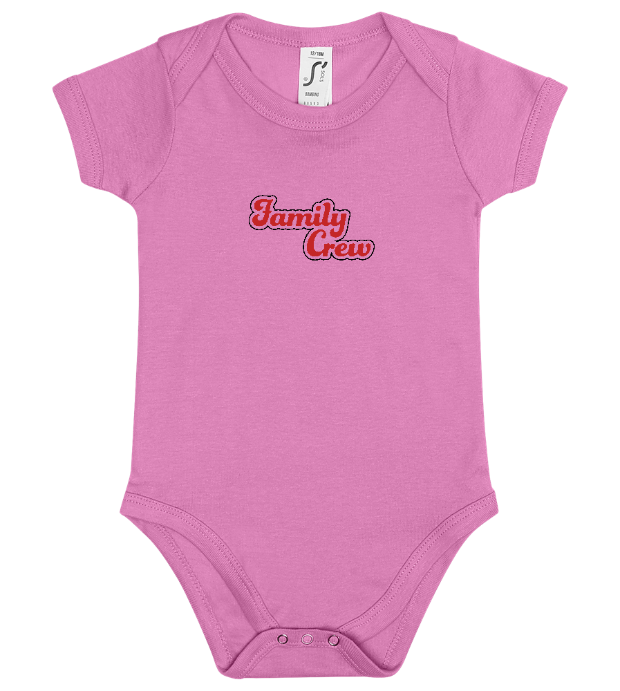 Family Crew Design - Baby bodysuit_PINK ORCHID_front