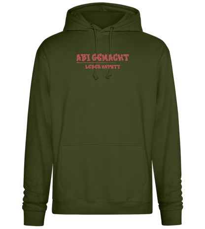 Abi Gemacht Leber Kaputt Design - Premium Essential Unisex Hoodie_ARMY_front