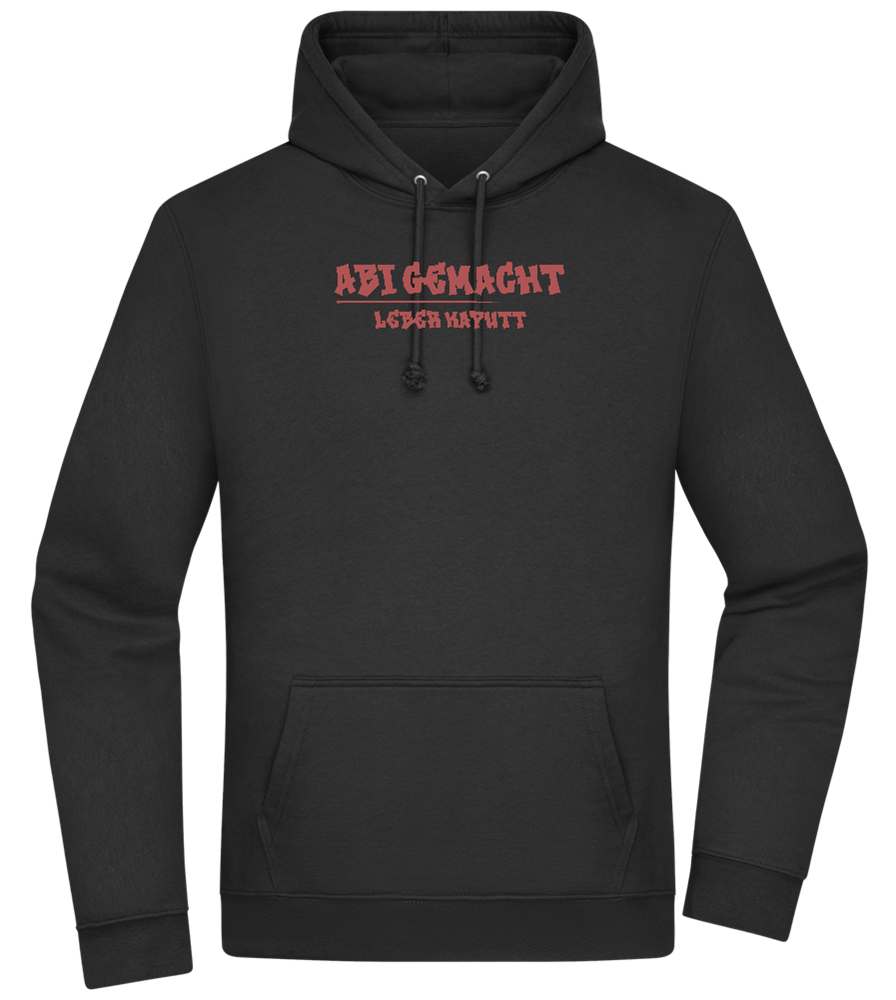 Abi Gemacht Leber Kaputt Design - Premium Essential Unisex Hoodie_BLACK_front