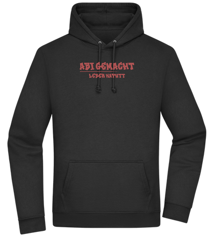 Abi Gemacht Leber Kaputt Design - Premium Essential Unisex Hoodie_BLACK_front