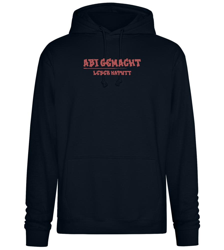 Abi Gemacht Leber Kaputt Design - Premium Essential Unisex Hoodie_BLACK_front