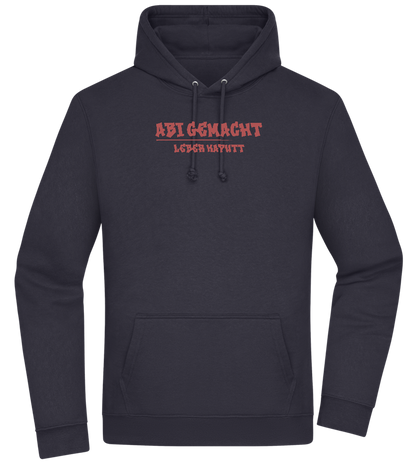 Abi Gemacht Leber Kaputt Design - Premium Essential Unisex Hoodie_FRENCH NAVY_front