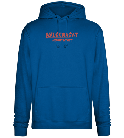 Abi Gemacht Leber Kaputt Design - Premium Essential Unisex Hoodie_ROYAL_front