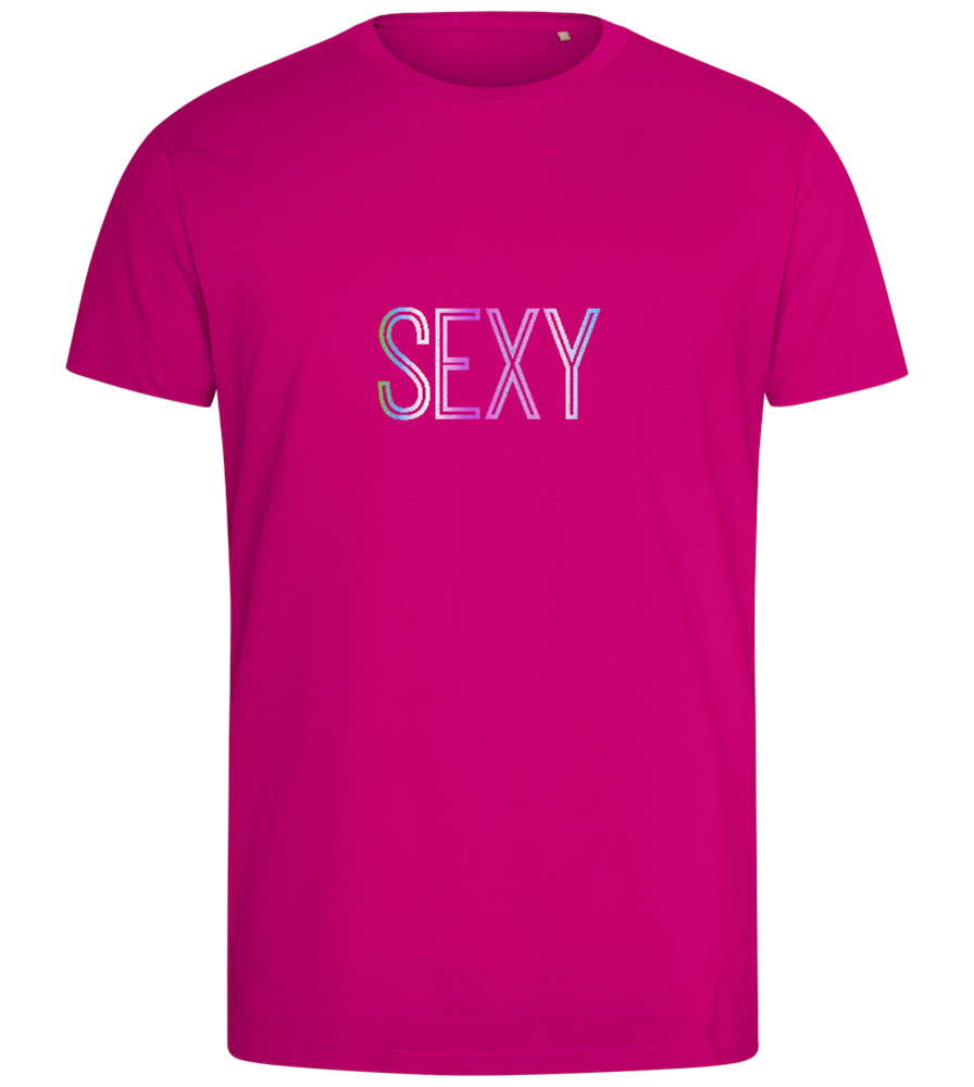 Sexy Design - Comfort men's fitted t-shirt_FUCHSIA_front