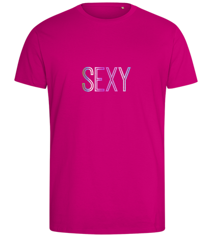 Sexy Design - Comfort men's fitted t-shirt_FUCHSIA_front