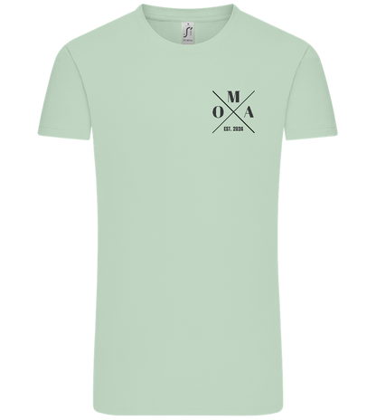 OMA EST Design - Comfort Unisex T-Shirt_ICE GREEN_front