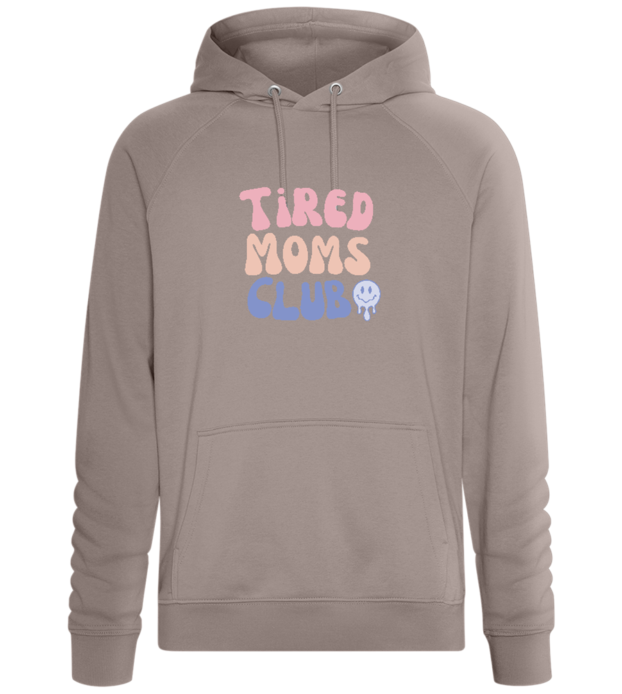 Tired Moms Club Design - Comfort unisex hoodie_CHARCOAL CHIN_front