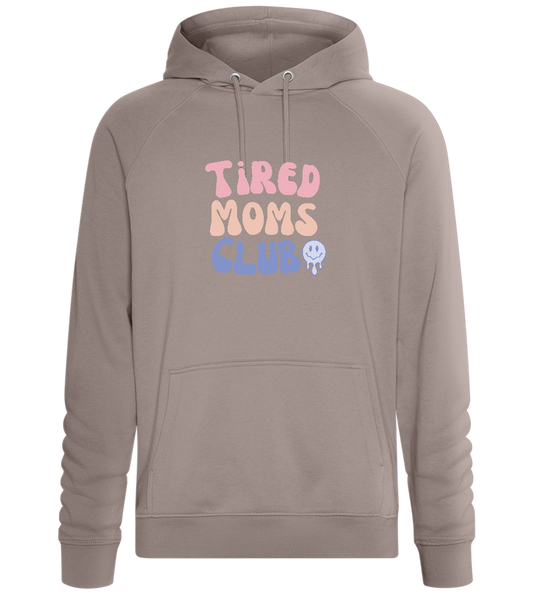 Tired Moms Club Design - Comfort unisex hoodie_CHARCOAL CHIN_front