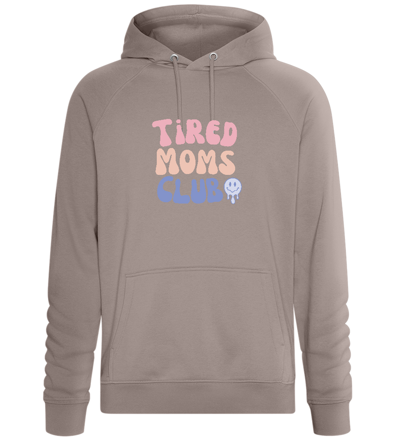 Tired Moms Club Design - Comfort unisex hoodie_CHARCOAL CHIN_front