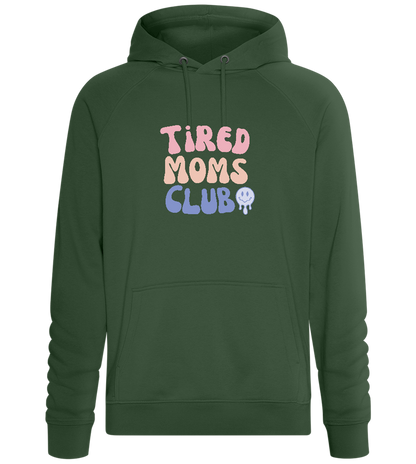 Tired Moms Club Design - Comfort unisex hoodie_GREEN BOTTLE_front