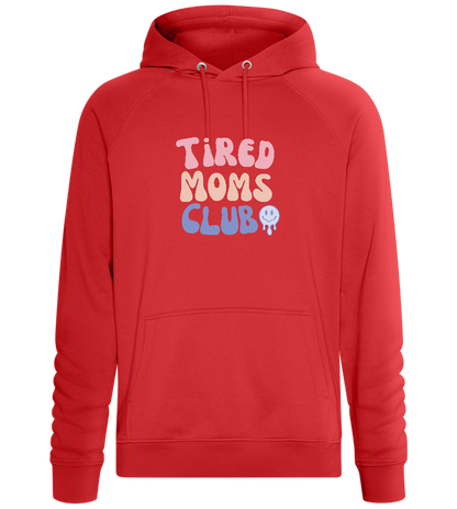 Tired Moms Club Design - Comfort unisex hoodie_RED_front