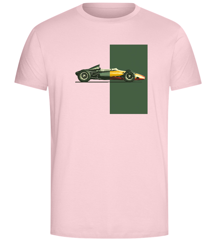 Retro F1 Design - Comfort Unisex T-Shirt_CANDY PINK_front