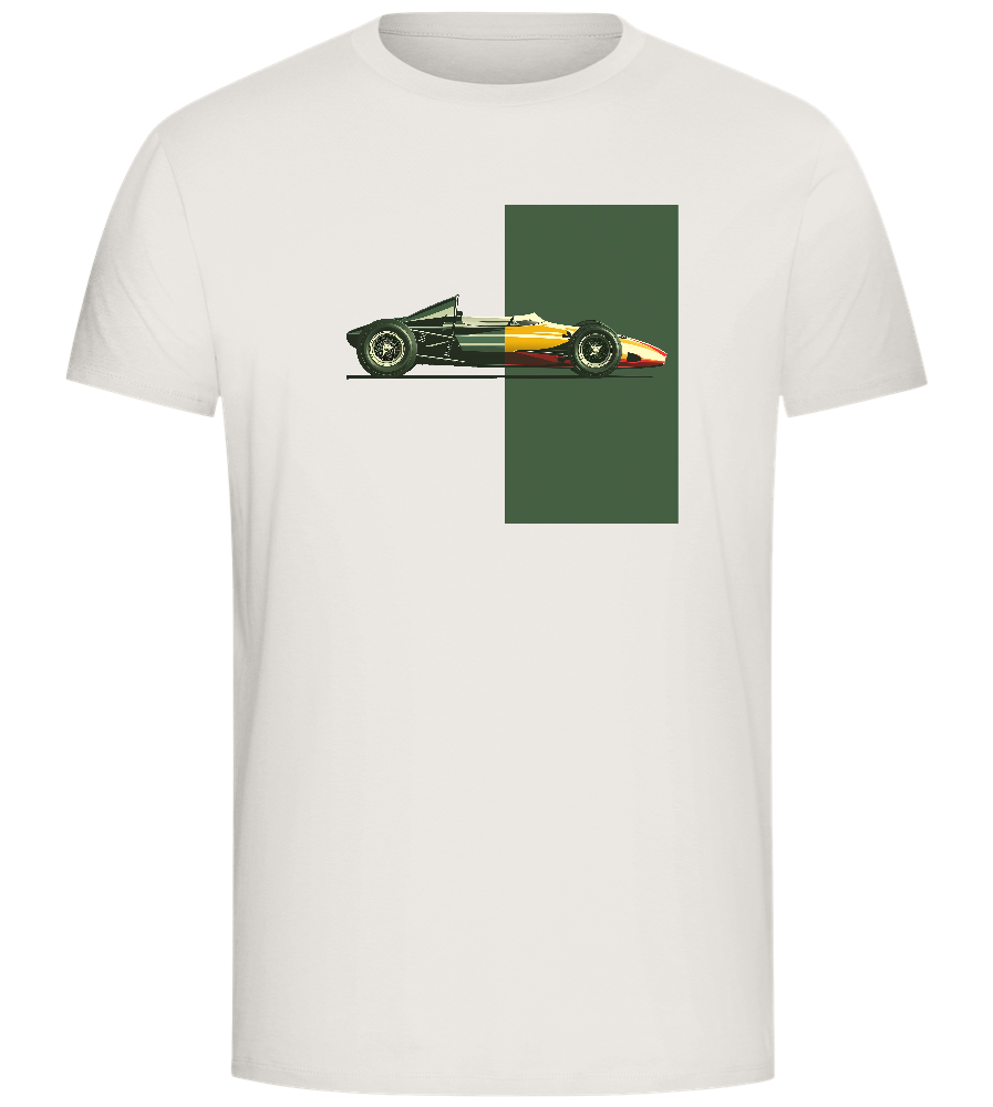 Retro F1 Design - Comfort Unisex T-Shirt_ECRU_front