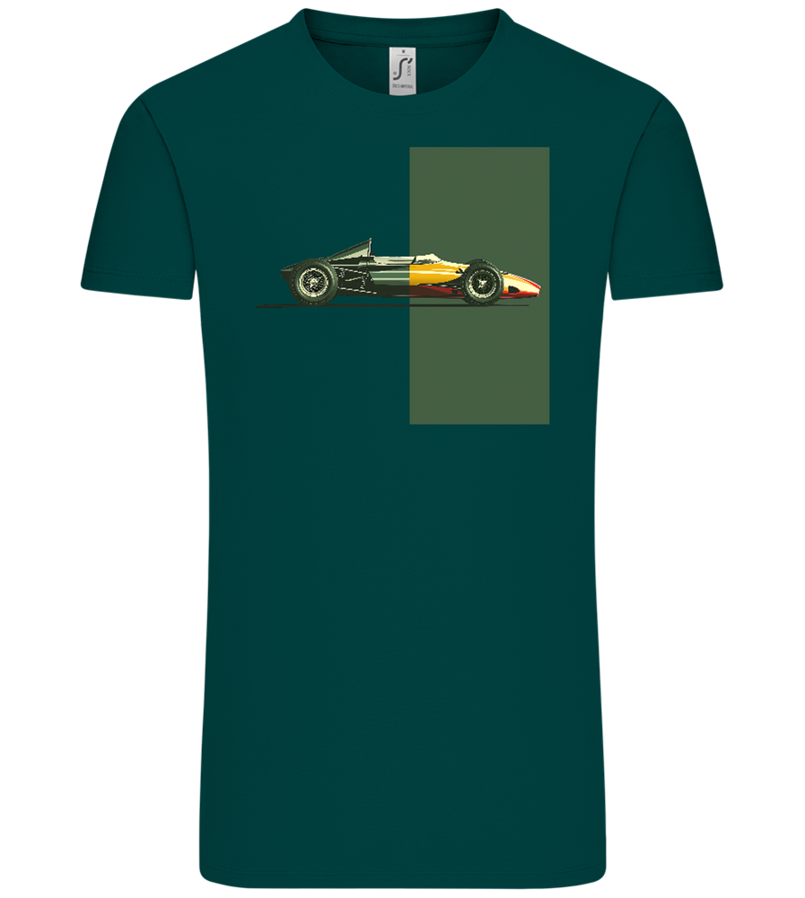 Retro F1 Design - Comfort Unisex T-Shirt_GREEN EMPIRE_front