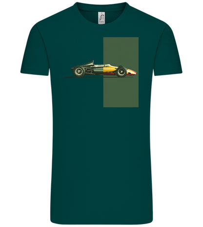 Retro F1 Design - Comfort Unisex T-Shirt_GREEN EMPIRE_front