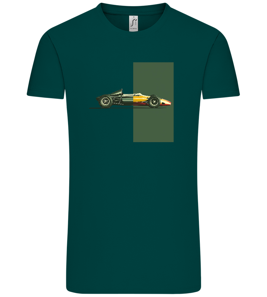 Retro F1 Design - Comfort Unisex T-Shirt_GREEN EMPIRE_front