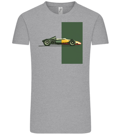 Retro F1 Design - Comfort Unisex T-Shirt_ORION GREY_front