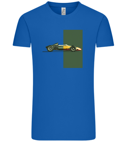Retro F1 Design - Comfort Unisex T-Shirt_ROYAL_front