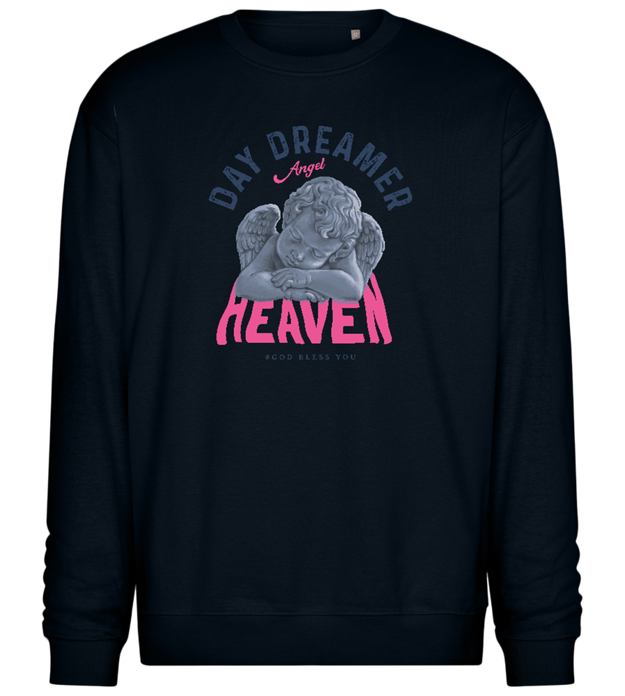 Day Dreamer Design - Comfort Essential Unisex Sweater_BLACK_front