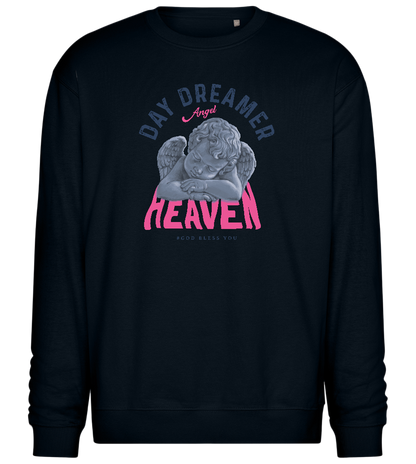 Day Dreamer Design - Comfort Essential Unisex Sweater_BLACK_front