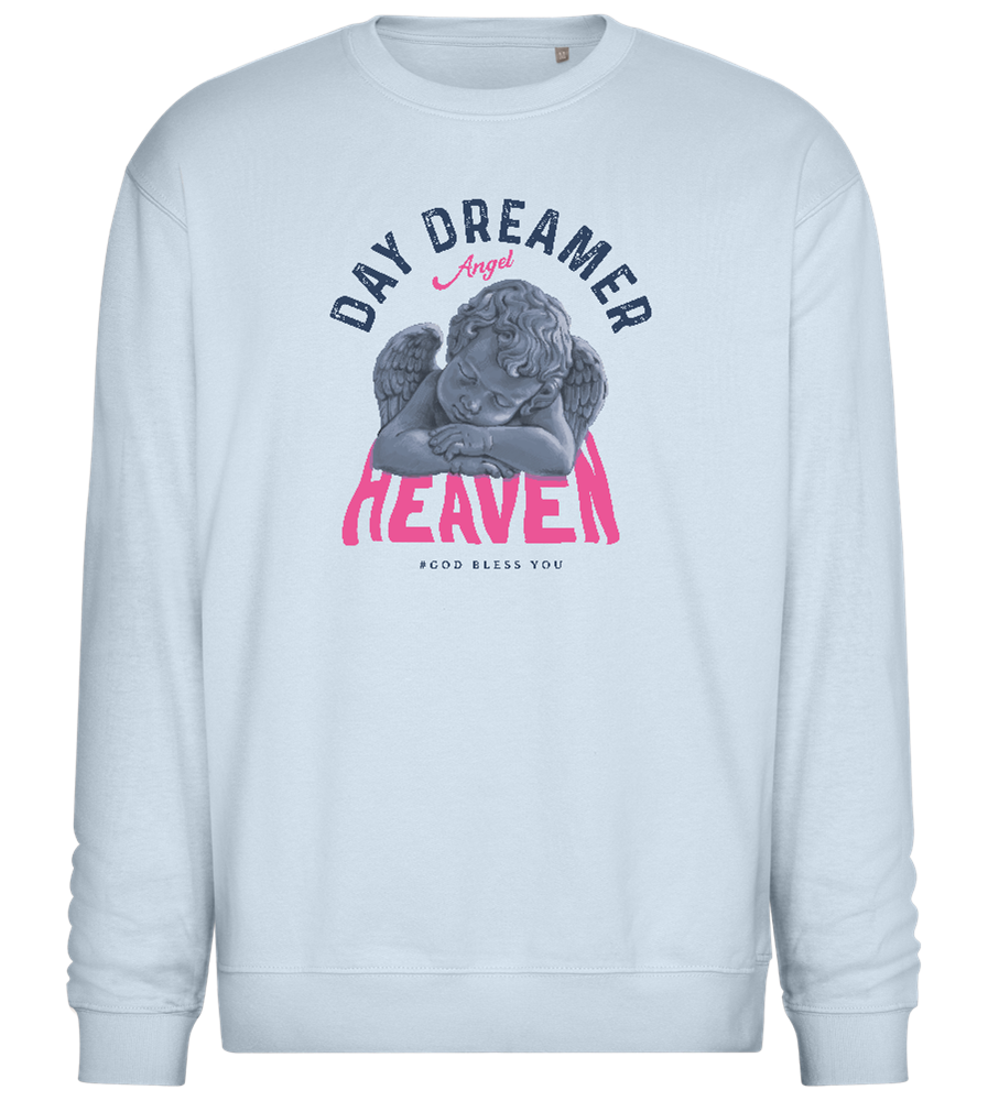 Day Dreamer Design - Comfort Essential Unisex Sweater_CREAMY BLUE_front