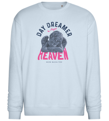 Day Dreamer Design - Comfort Essential Unisex Sweater_CREAMY BLUE_front