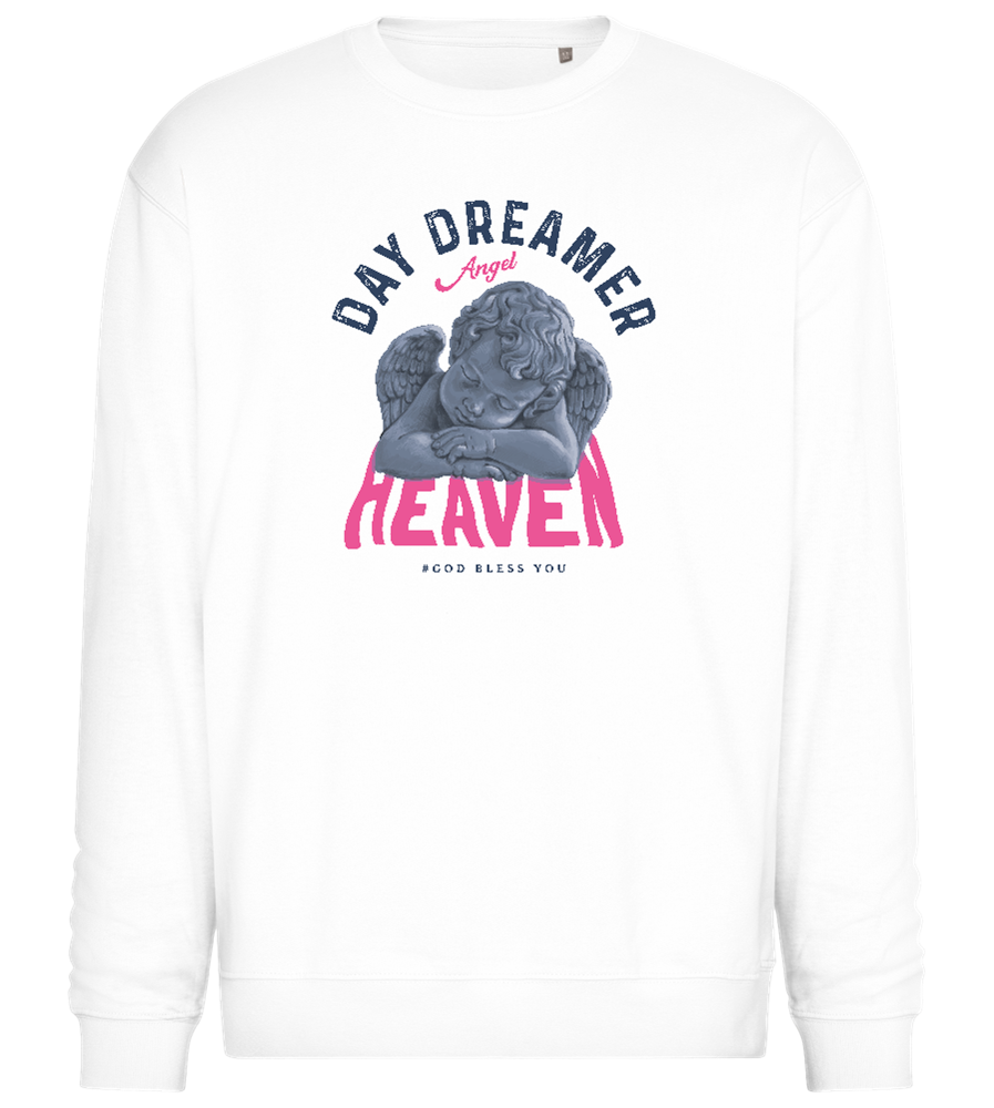 Day Dreamer Design - Comfort Essential Unisex Sweater_WHITE_front