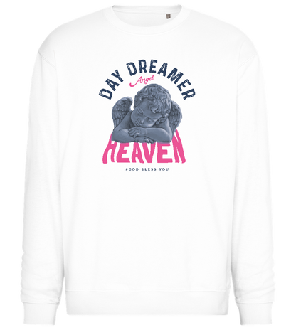 Day Dreamer Design - Comfort Essential Unisex Sweater_WHITE_front