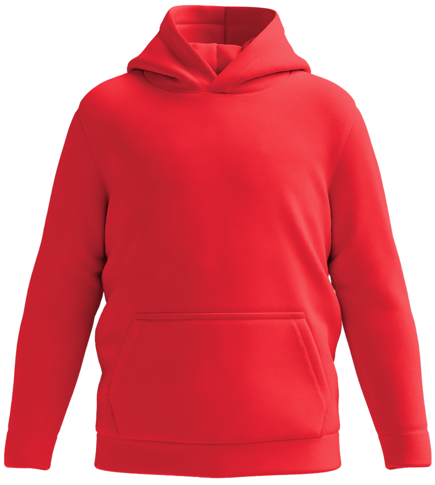 Comfort Kids Hoodie_BRIGHT RED_front