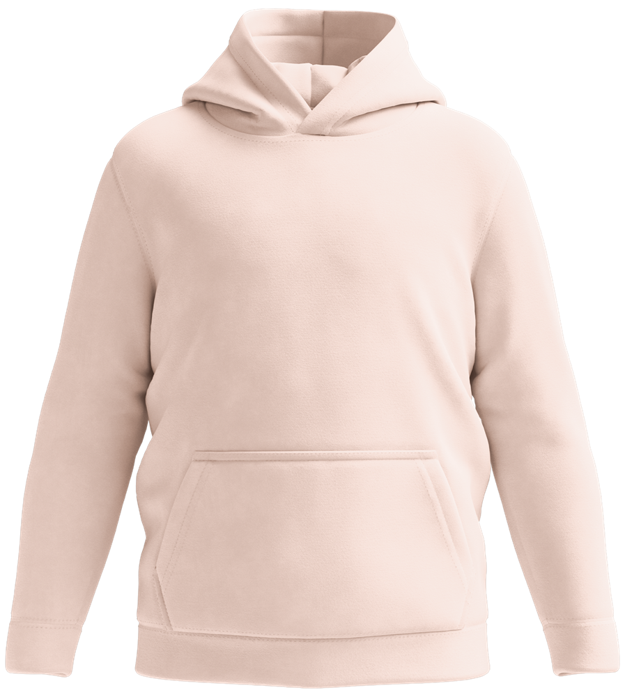 Premium everyday kids hoodie_CREAMY PINK_front