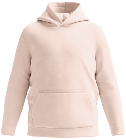 Premium everyday kids hoodie_CREAMY PINK_front